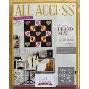 Anita Goodesign ALL ACCESS VIP Club Oddly Dotty JANUARY 2019 Book &‎ CD